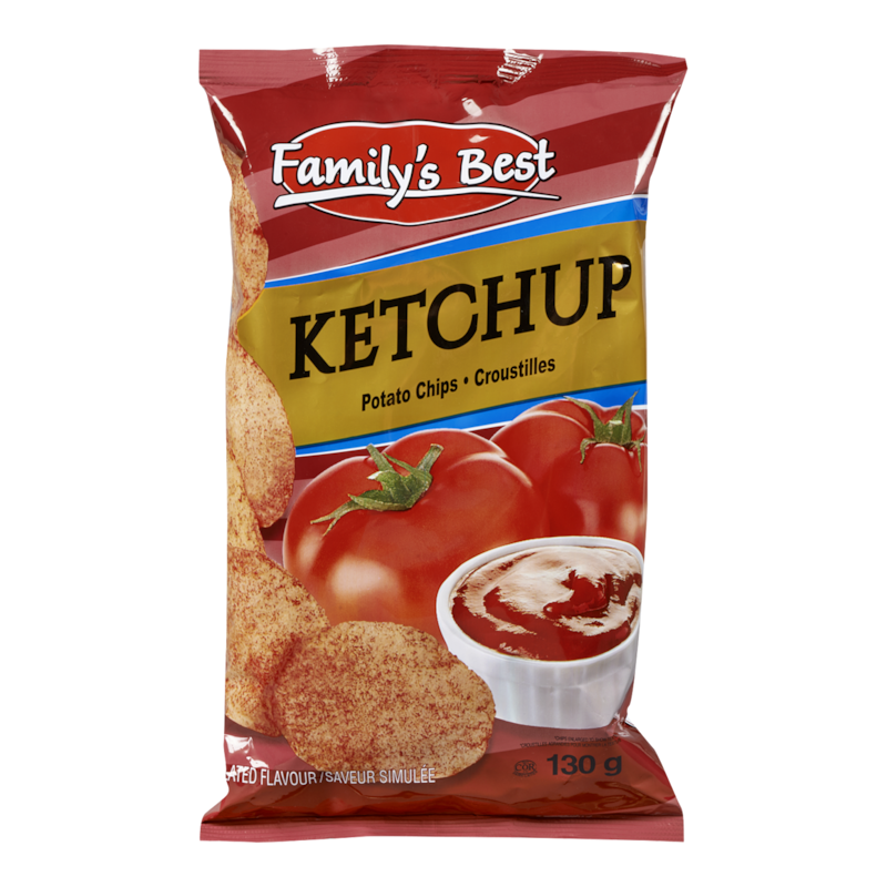 Family’s Best Ketchup Chips (3 bag bundle) – Canadian Classic You Can’t Get Everywhere 130g