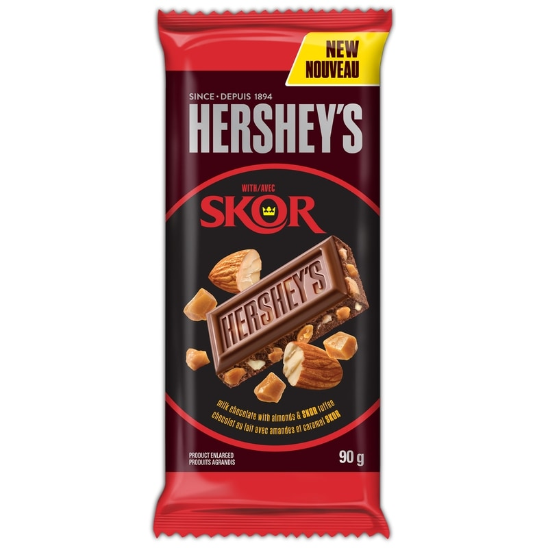 Hershey’s Milk Chocolate with Almonds & SKOR Bar Pieces