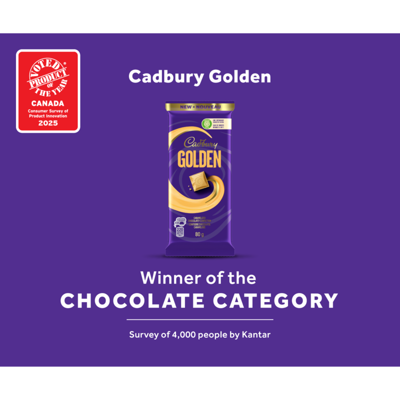 Cadbury Golden Caramelized White Chocolatey Candy Bar (Sustainably Sourced Cocoa)