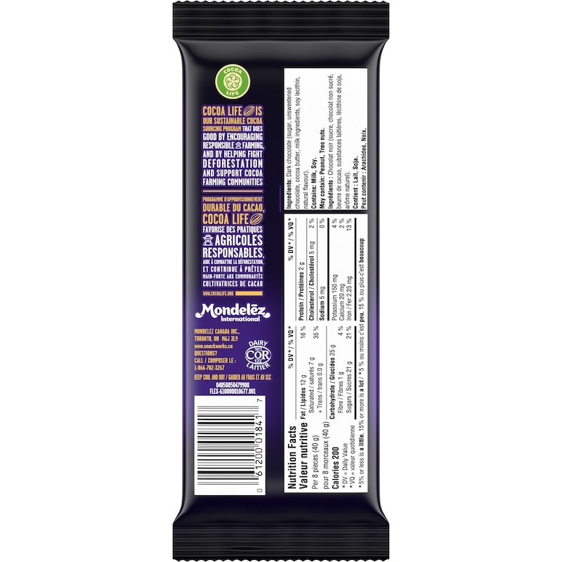 Cadbury Premium Dark Chocolate Bar