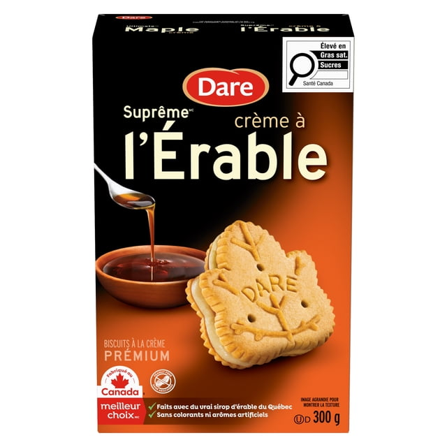 Dare Ultimate Maple Crème Cookies - Canadian Snacks