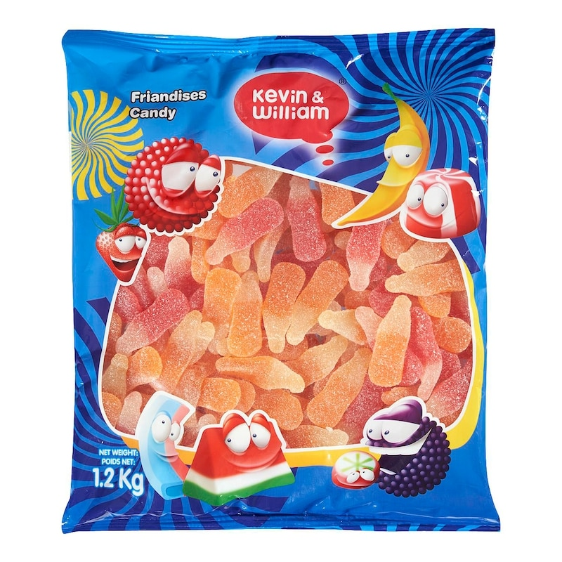 Vidal Strawberry Orange Soda Candy - 1.2 Kg
