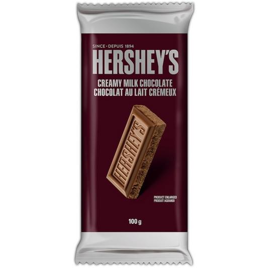 Hershey's Creamy Milk Chocolate Family Size Bar 100 g