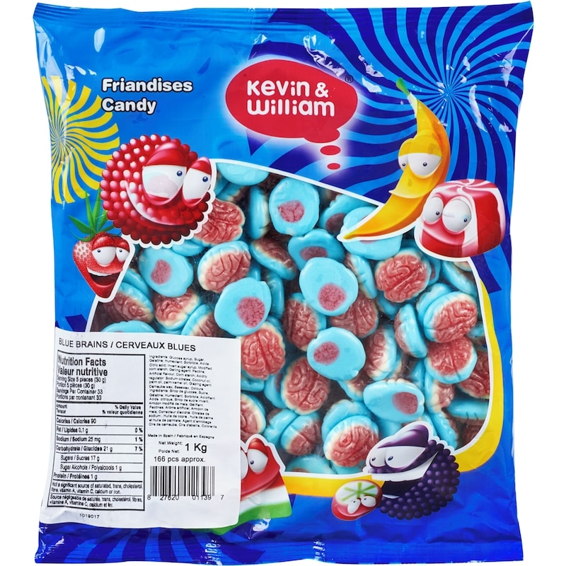 Vidal Blue Brains Candy - 1 Kg