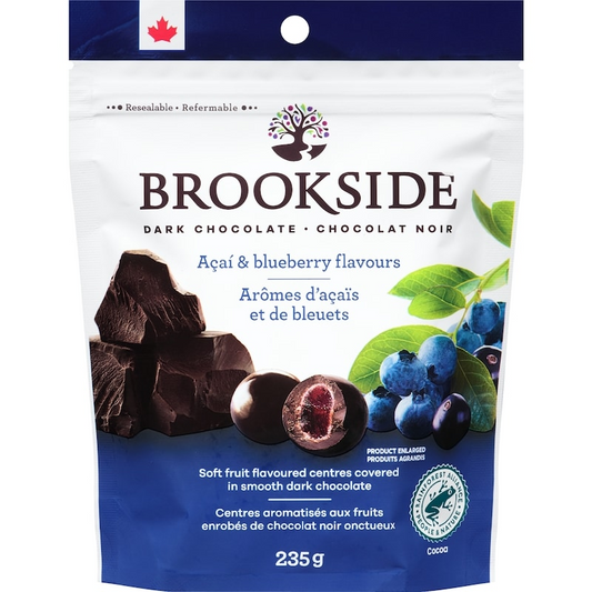 Brookside Dark Chocolate Acai & Blueberry (235g) – Canadian Favourite