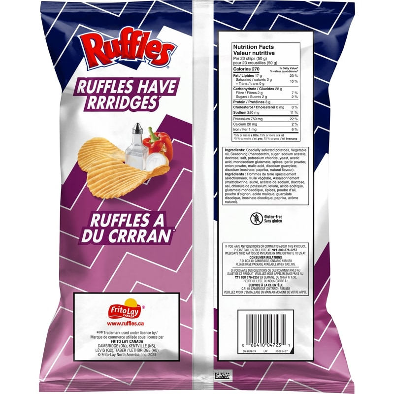 Ruffles All Dressed Flavoured Potato Chips (200g) 🍁