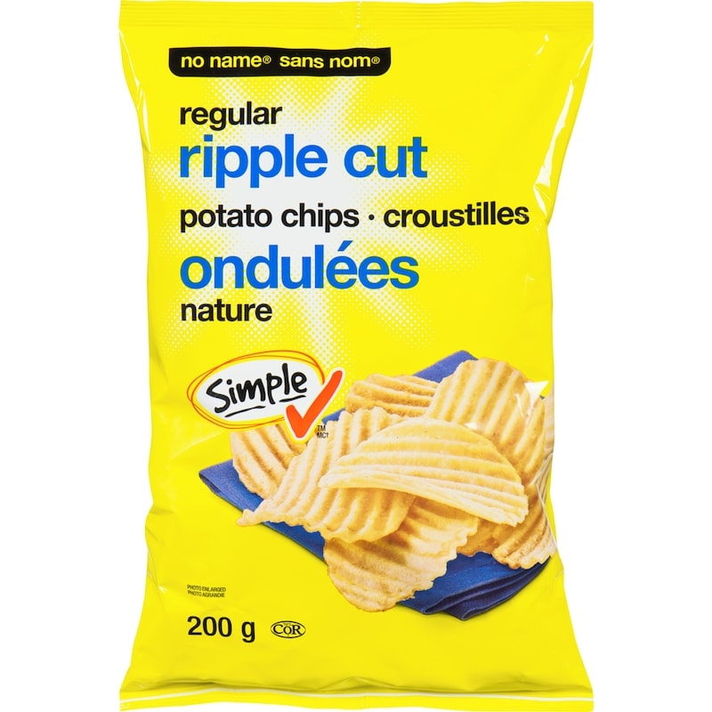 No Name Ripple Cut Chips – Classic Crunch, Bold Canadian Quality