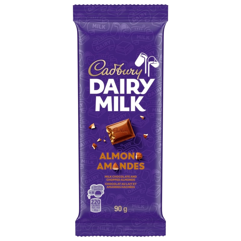 Cadbury DAIRY MILK Almond Milk Chocolate Bar