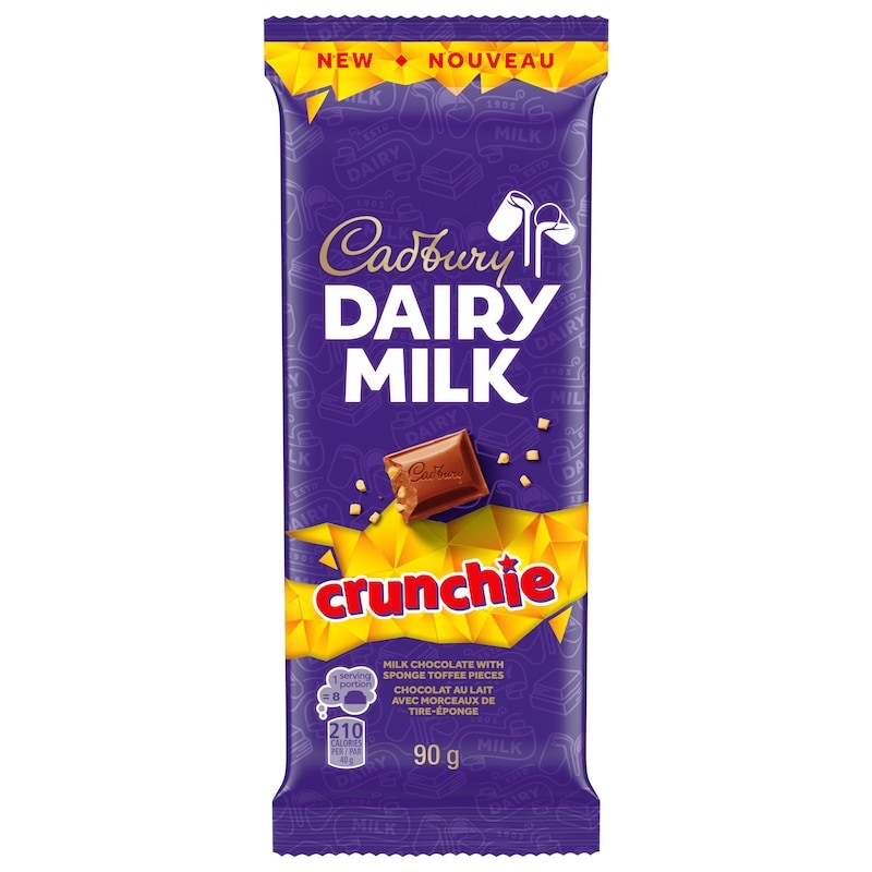 Cadbury Dairy Milk Crunchie Chocolate Bar 🇨🇦