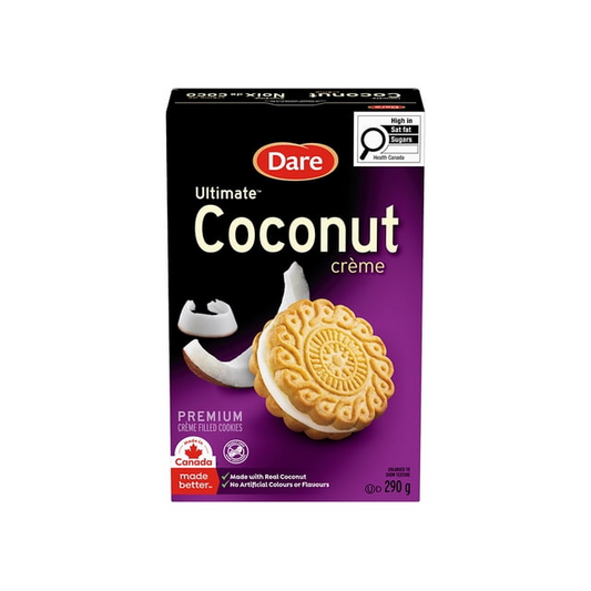 Dare Ultimate Coconut Crème Cookies - Canadian Snacks
