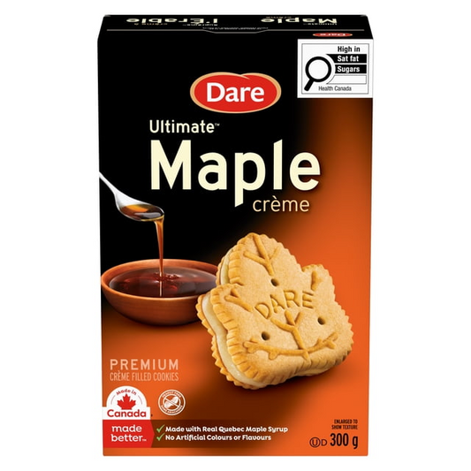 Dare Ultimate Maple Crème Cookies - Canadian Snacks