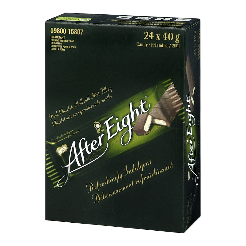After Eight Mint Chocolate Bars (24 x 40g) – Classic Elegance 🇨🇦🍃🍫