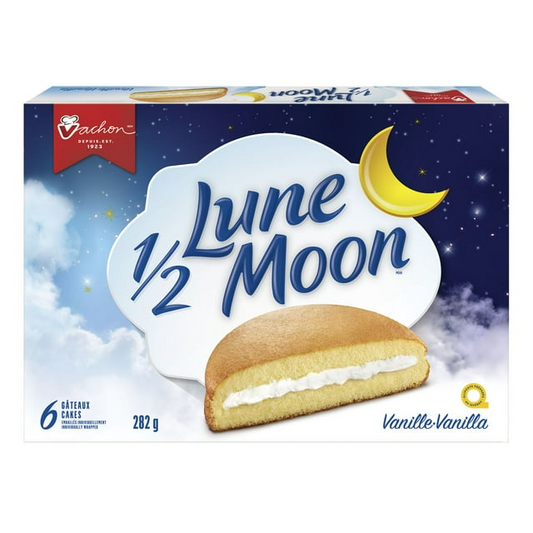 Vachon® ½ Lune Moon® Vanilla Flavour Cakes