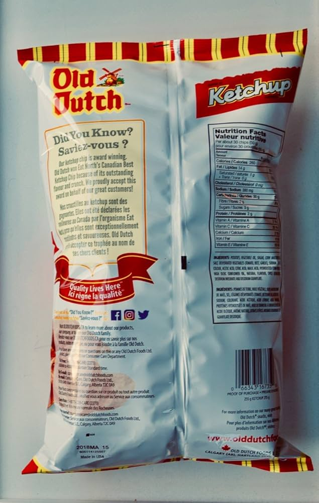 Old Dutch Ketchup Chips