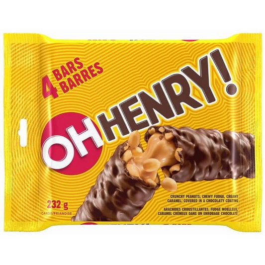 OH HENRY! Chocolatey Bars pack of 4