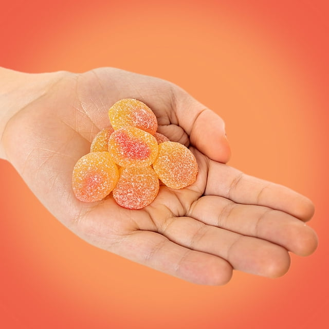 Maynards, Fuzzy Peach Candy, Gummy Candy, Sharing Size