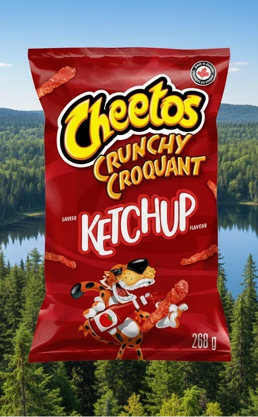 Cheetos Crunchy Ketchup (Canadian Exclusive) – Bold, Tangy, and Unmistakably Canadian 🇨🇦