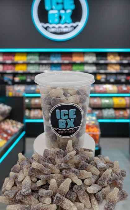 Fizzy Sour Cola Bottles – Bulk Candy by the Pound (Sweet & Tangy Cola Gummies)