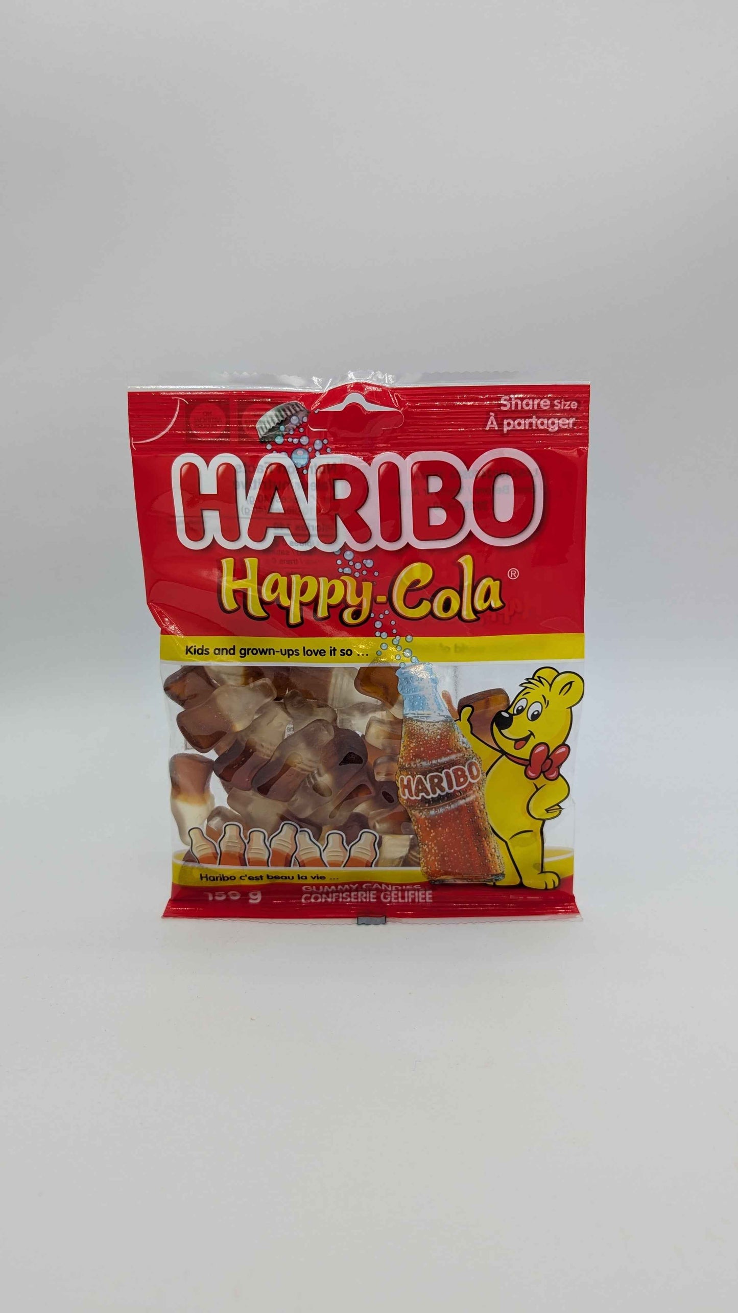 Haribo Cola Gummy Bottles - Classic Sweet and Chewy Retro Candy Treat