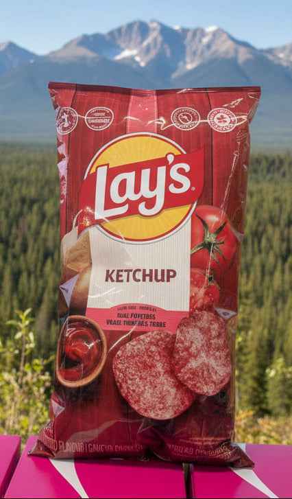 Lays Ketchup Chips 220 g Bag