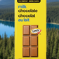 Yellow packaging of No Name milk chocolate with 'Simple' logo on a white background