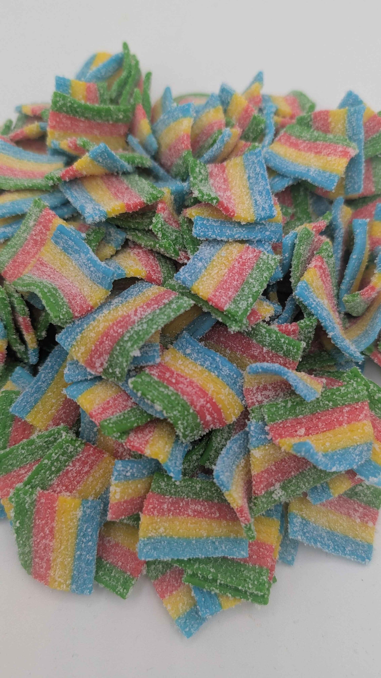 Rainbow Sour Belts - Bulk Candy by the Pound | Sweet & Sour Rainbow Strips