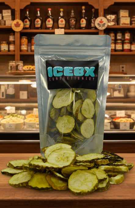 🥒 Freeze Dried Dill Pickle Chips – Crunchy, Tangy & Packed with Flavor